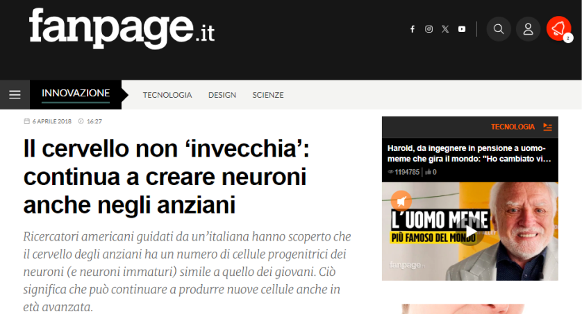 Home page dell'articolo su fanpage.it
